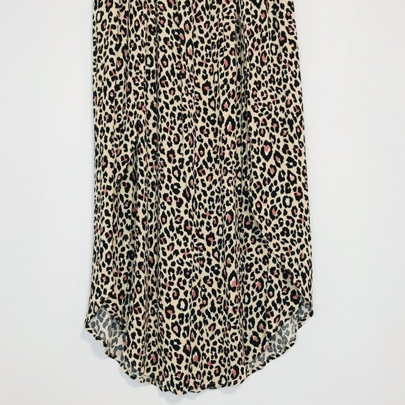 Joe B by Joe Benbasset Leopard Cheetah Midi Animal Print Smock Faux Wrap Skirt - Picture 5 of 12